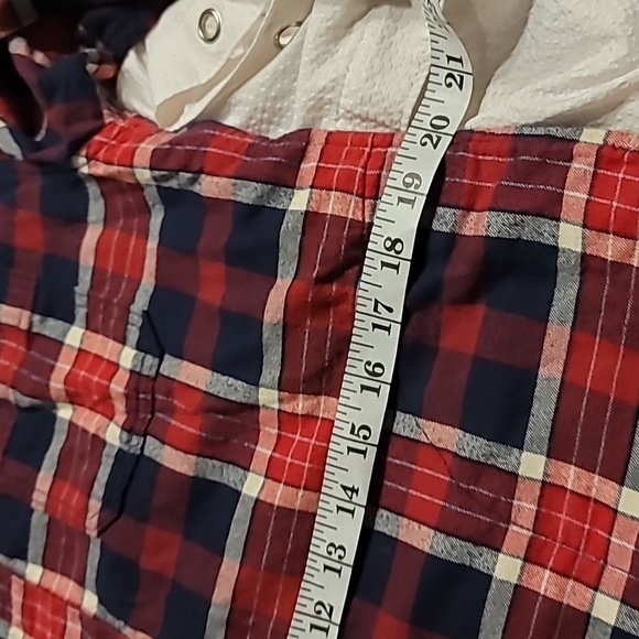 EDDIE BAUER 100% COTTON LINED BUTTON UP HOODIE JACKET SHIRT 3 POCKETS WOMENS SM - Picture 13 of 13